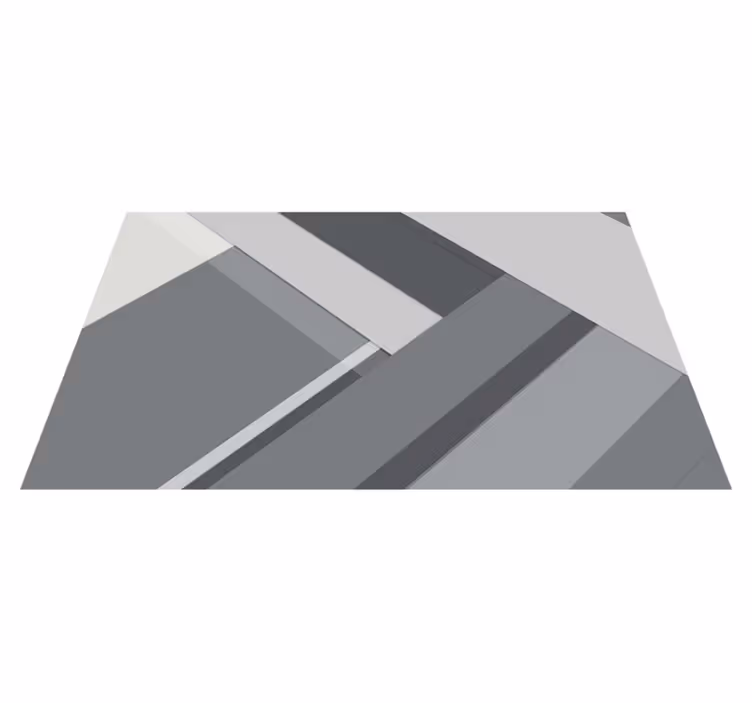 Vinylteppich Büro geometrisches Grau - TenStickers