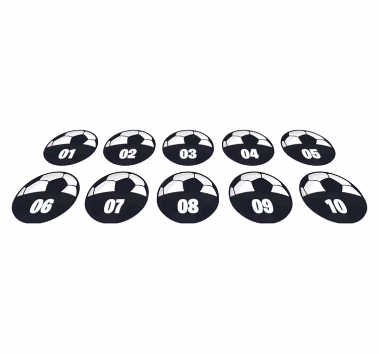Vinyl Teppich Jugendliche Fußball Training - TenStickers