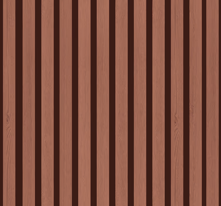 Tapete vertikale Streifen mocha mousse lamellen - TenStickers