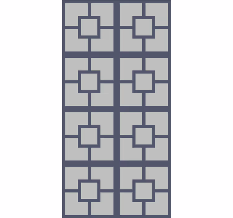 Büro Tapete quadratisches musterlayout - TenStickers