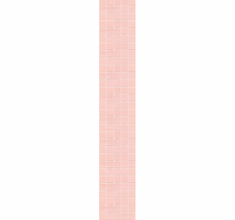 Fliesen Tapete rosa mosaikmuster - TenStickers
