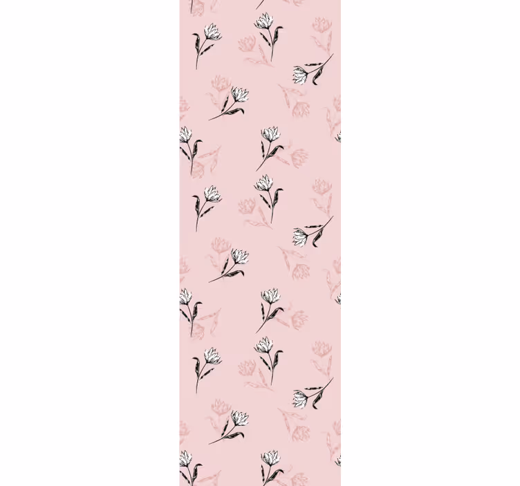 Blumentapete zeitlose florale eleganz - TenStickers