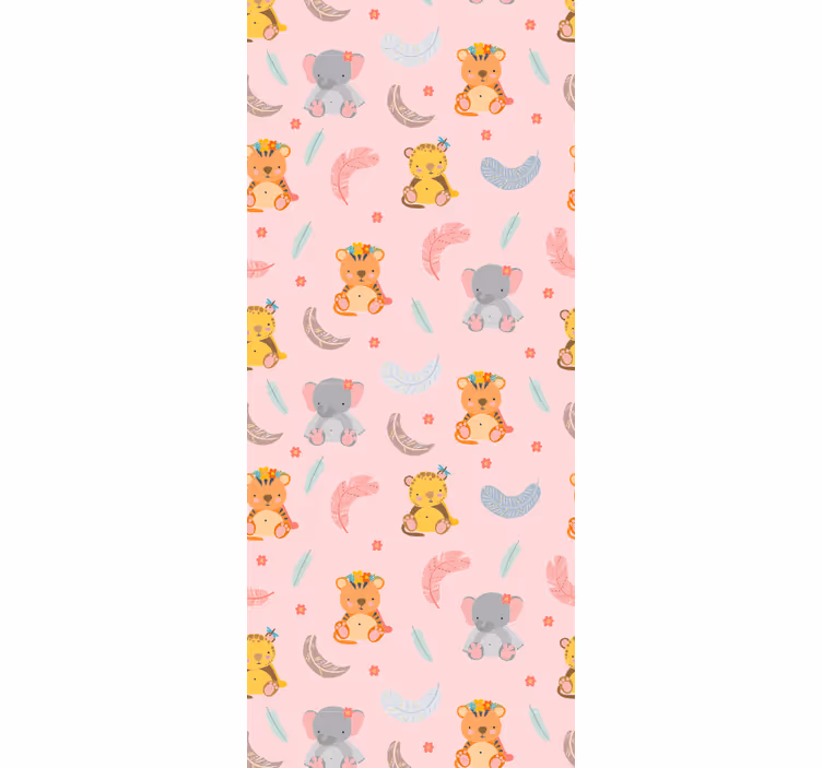 Tapete baby dschungeltiere - TenStickers