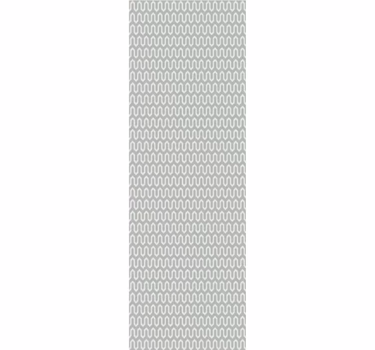 Tapete geometrisch mit elegantem wellenmuster - TenStickers