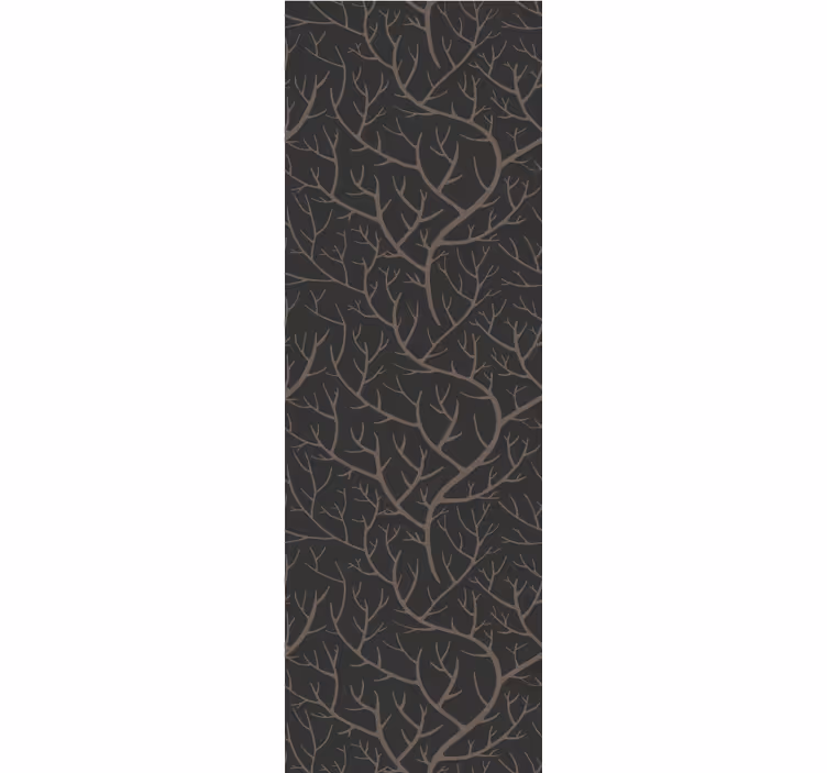 Tapete Natur  Baum verzweigtes graues Design - TenStickers