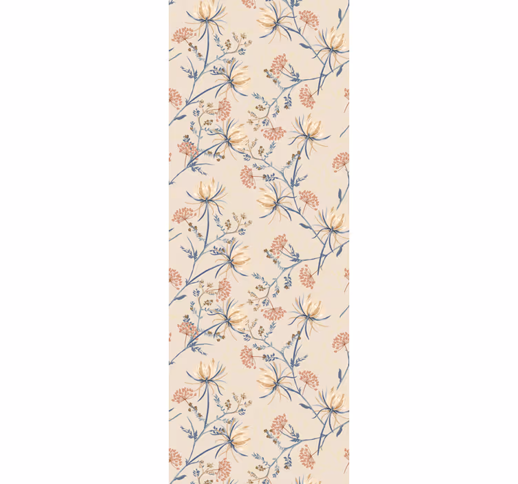 Blumen Schlafzimmer Tapete - TenStickers