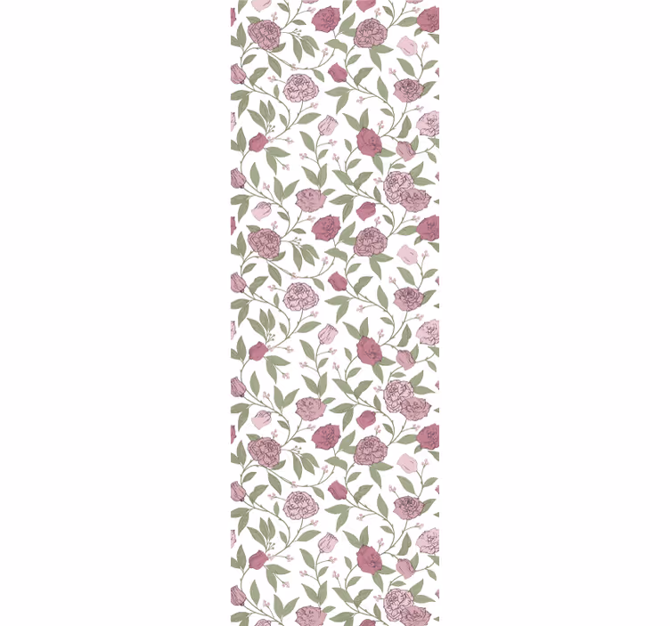 Blumentapete mit floralem charme - TenStickers