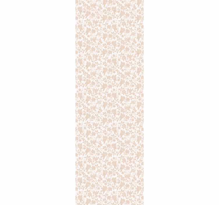 Tapete florale ornamente mit sanfter textur - TenStickers