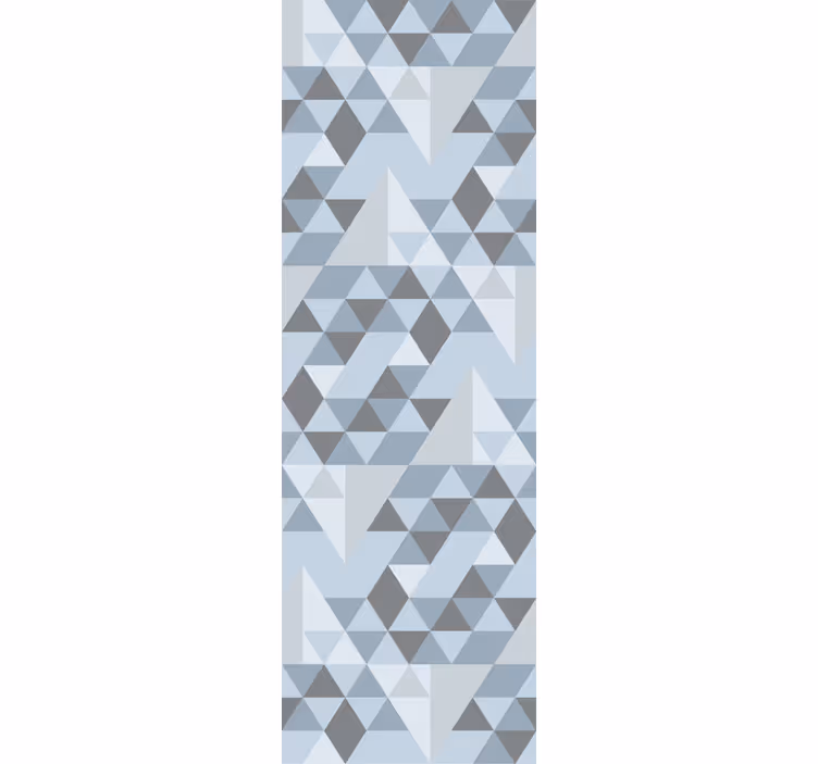 Tapete dreiecke mit geometrischem farbverlauf - TenStickers