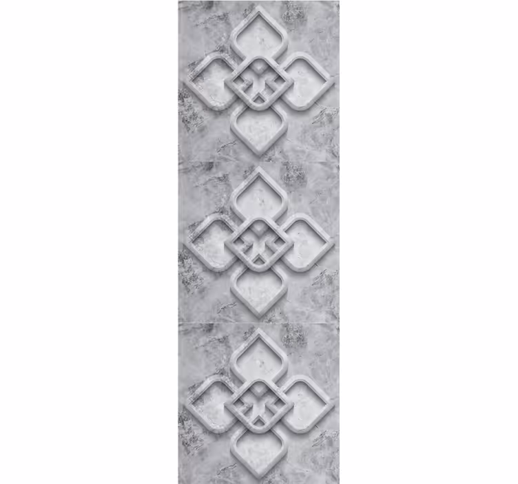 Steintapete elegantes geometrisches motiv - TenStickers