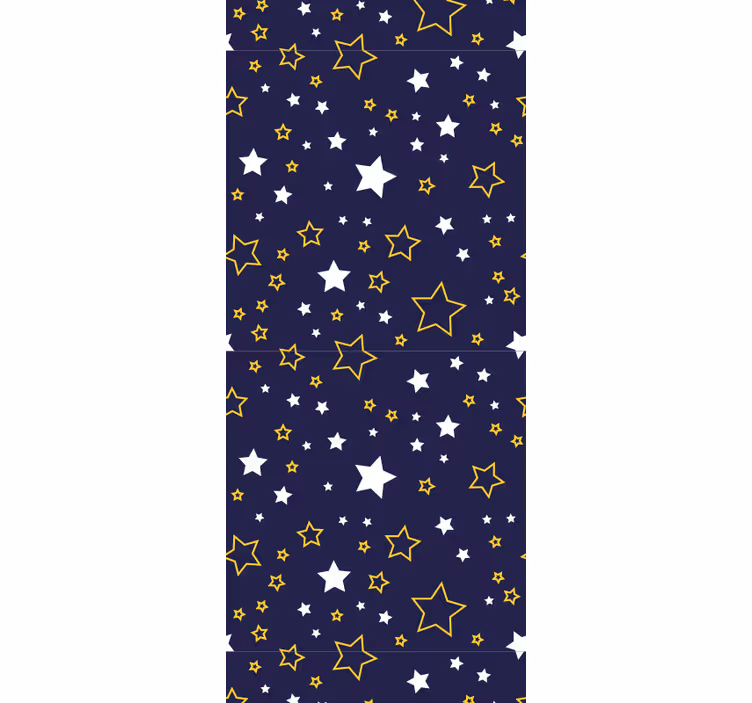 Tapete Sternenhimmel marineblaue sternennacht - TenStickers