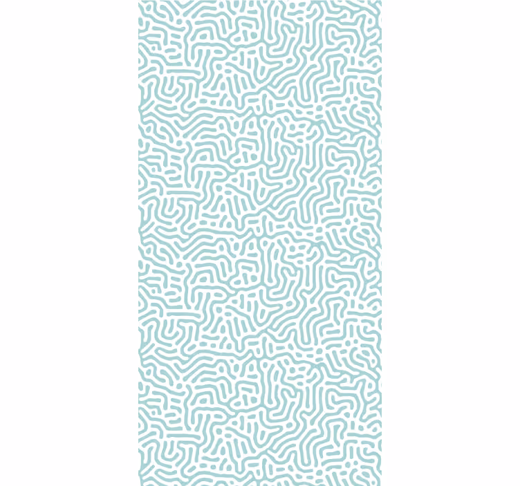 Tapete geometrisch wellenförmige linienkunst - TenStickers