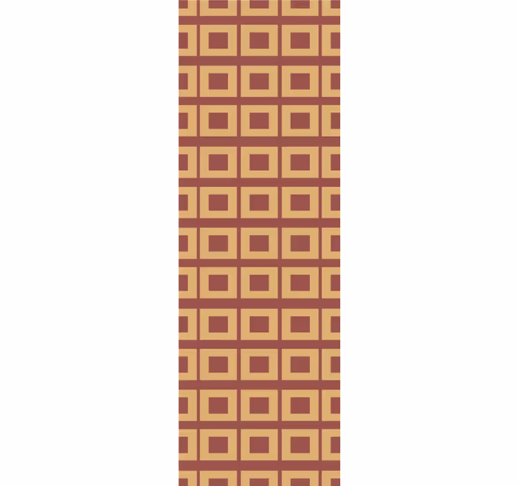 Tapete Quadrate retro geometrische blöcke - TenStickers