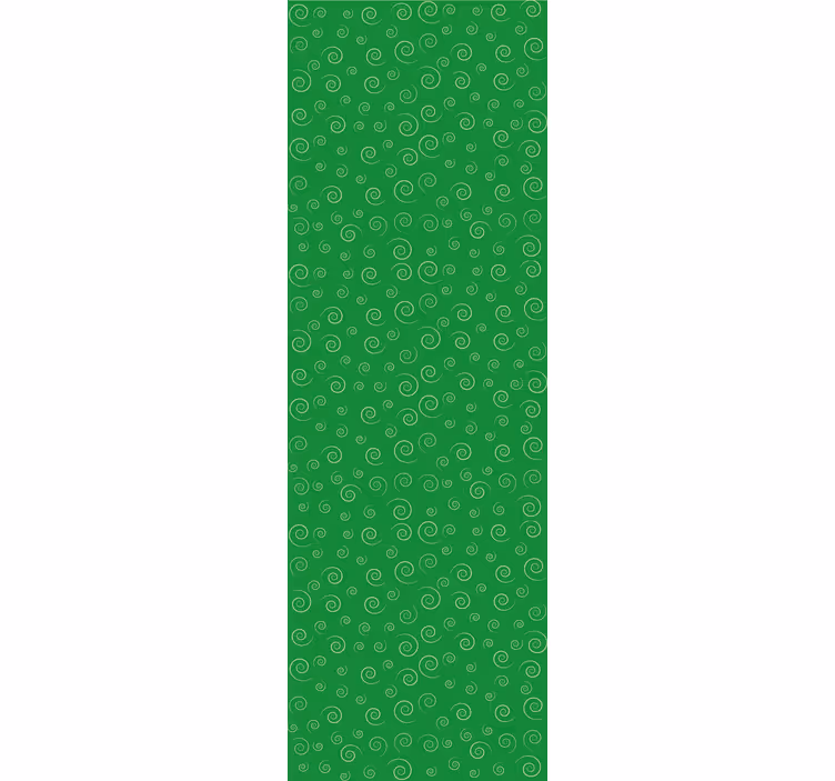 Muster Tapete spiralförmige grüne wirbel - TenStickers