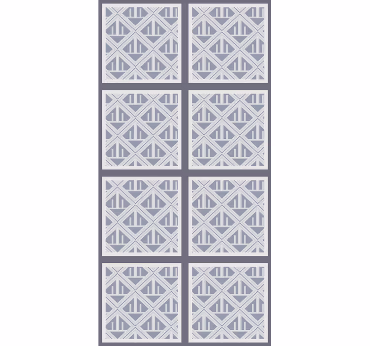 Muster Tapete geometrisches blocklayout - TenStickers