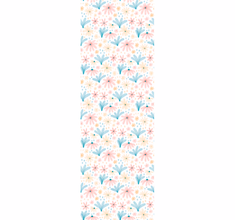 Blumentapete blumengarten-vibes - TenStickers