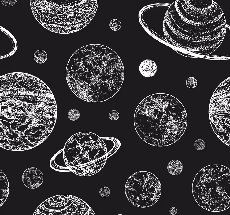 Tapete Sternenhimmel erforschung von himmelskörpern - TenStickers