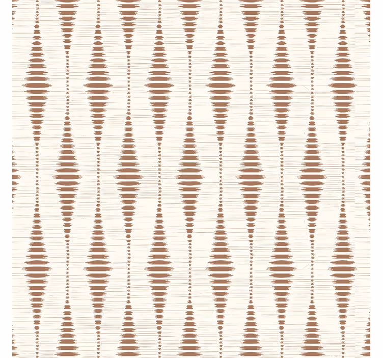 Geometrische Tapete mokka-mousse rabaul ikat - TenStickers