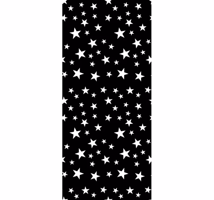Tapete sternenhimmel in schwarz-weiß-eleganz - TenStickers