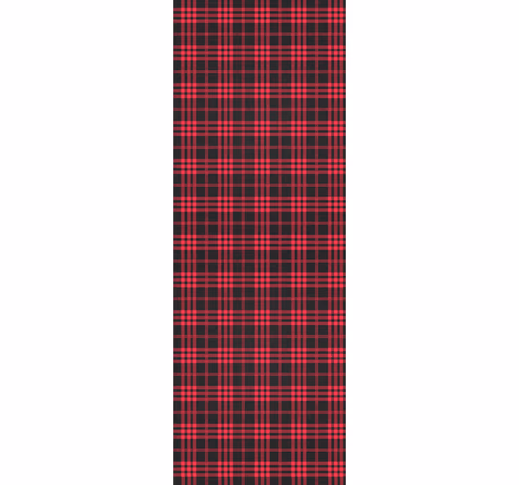 Weihnachtstapete im klassischen tartan-muster - TenStickers