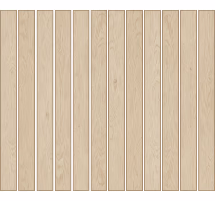 Tapete wohnzimmer in heller eichenlatte - TenStickers