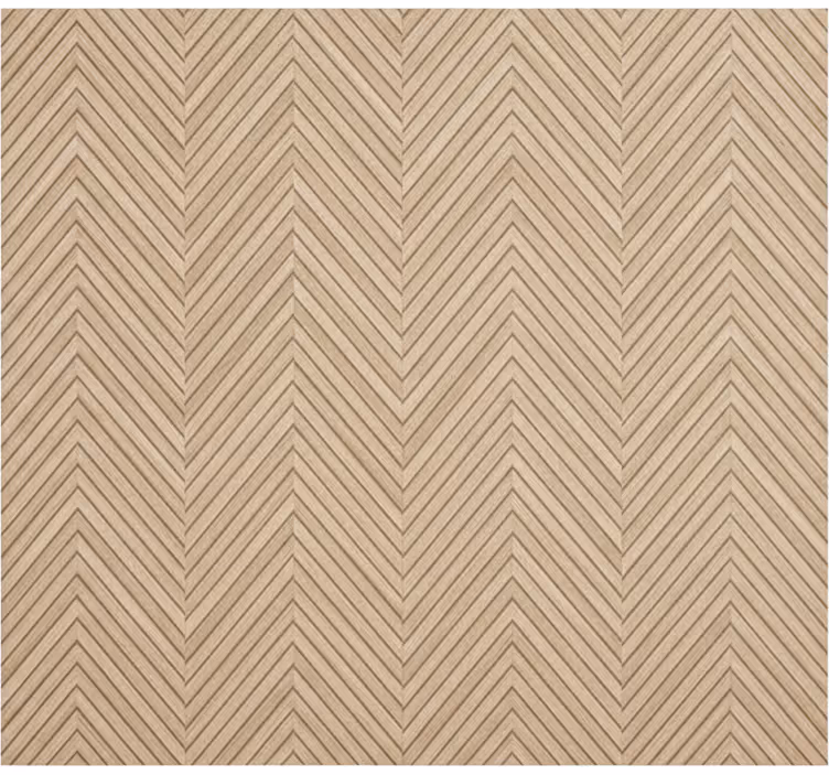 Tapete wohnzimmer mit holz-zickzack-design - TenStickers