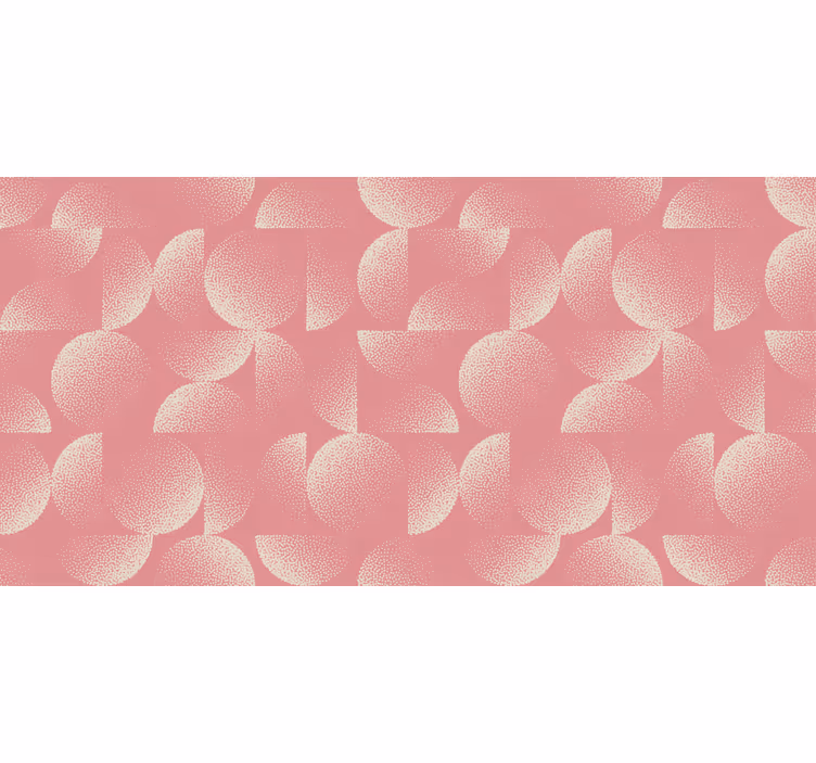 Tapete schlafzimmer pastell halbkreise - TenStickers