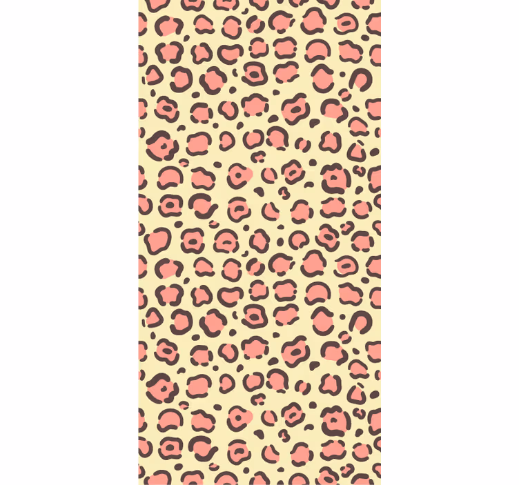 Tapete schlafzimmer mit leopardenfell-optik - TenStickers