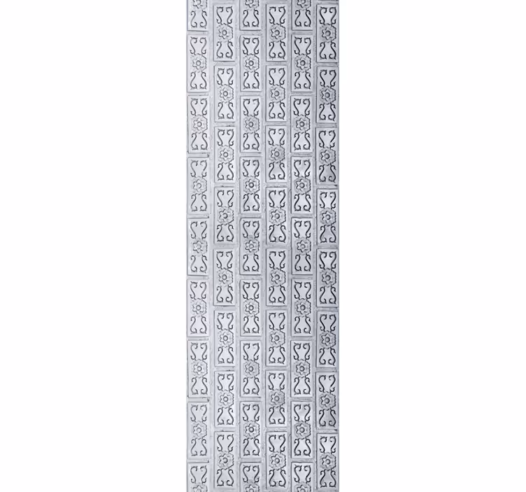 Ornament tapete exotische gipsblätter - TenStickers