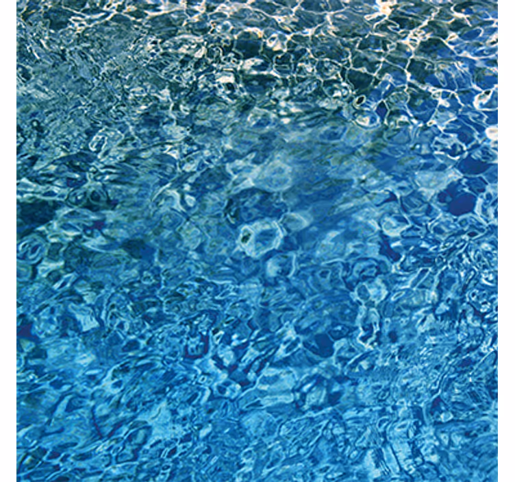 Tapete textur in realistischem blauen wasser - TenStickers