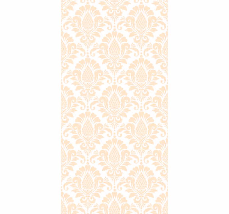 Tapete schlafzimmer beige damastmuster - TenStickers