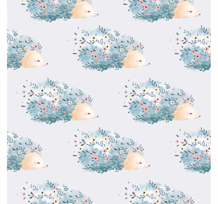 Muster tapete igelkunst - TenStickers