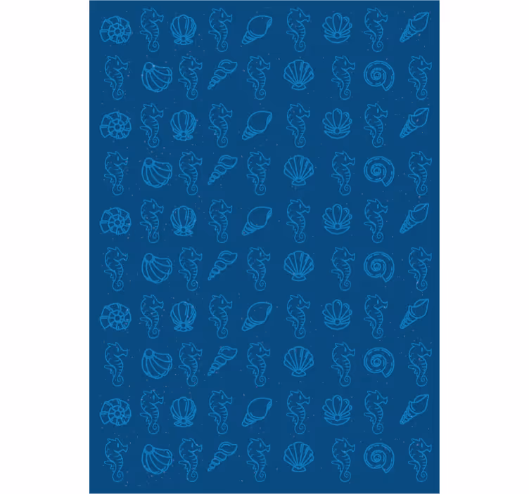 Tapete tiere mit maritimen motiven illustration - TenStickers