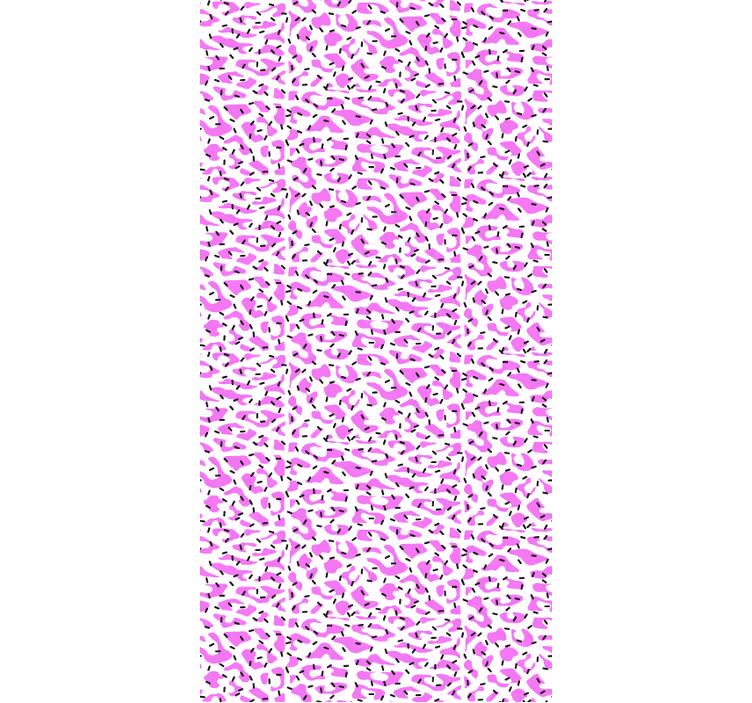 Tapete tiere fuchsia leopardenmuster - TenStickers