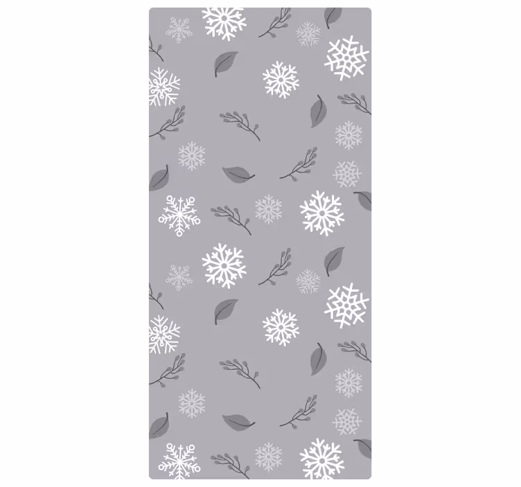 Weihnachtstapete mit saisonalem schneemotiv - TenStickers