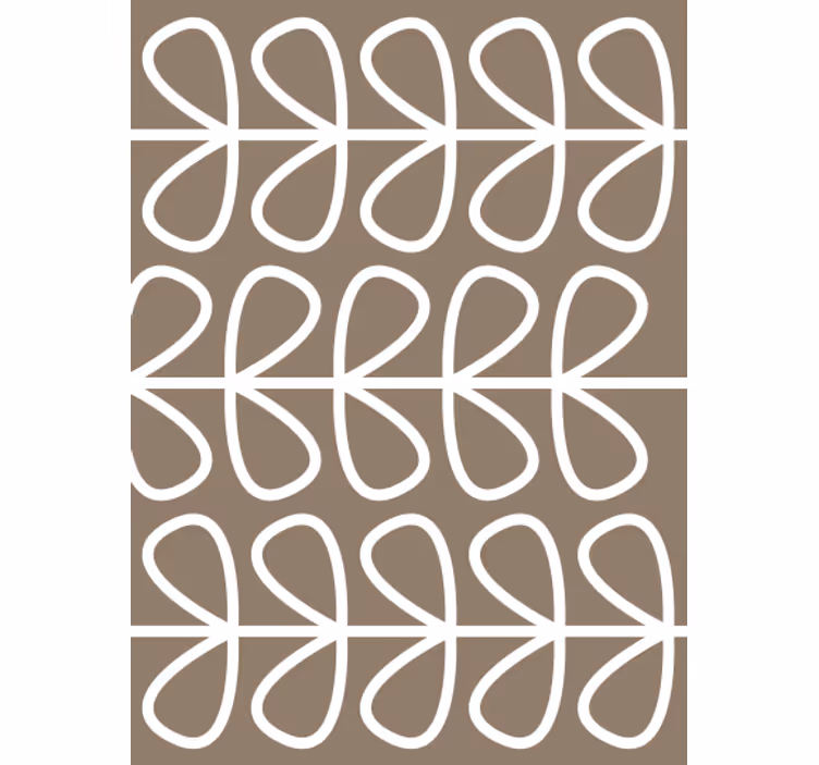 Tapete geometrisch mit geometrischem schleifenmuster - TenStickers
