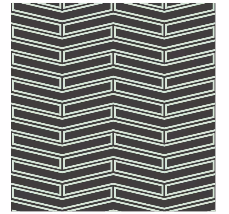 Geometrische tapete chevron linien - TenStickers