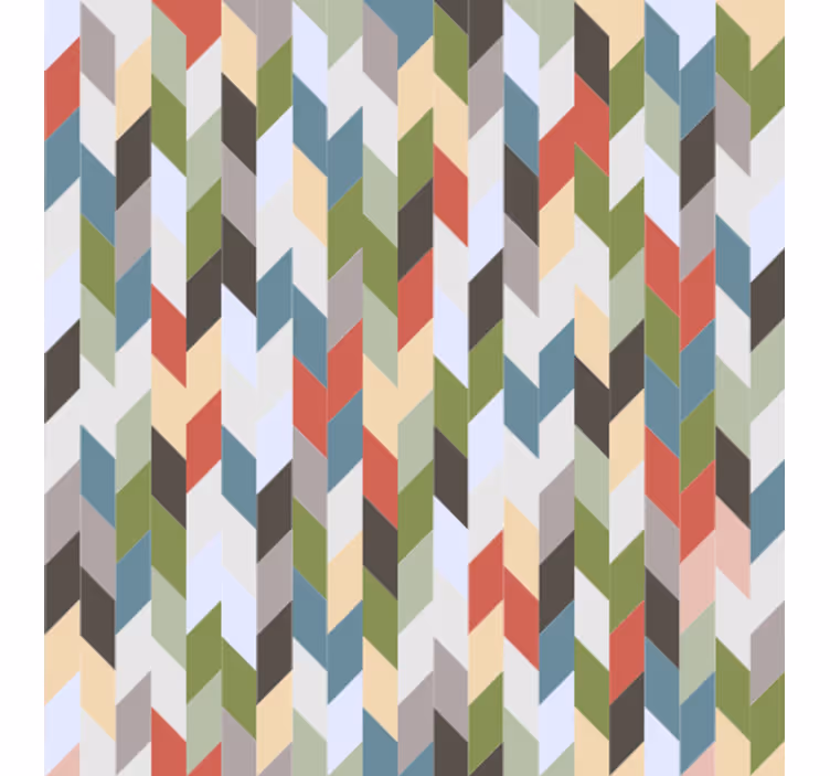 Tapete geometrisch fischgrät spectrum - TenStickers