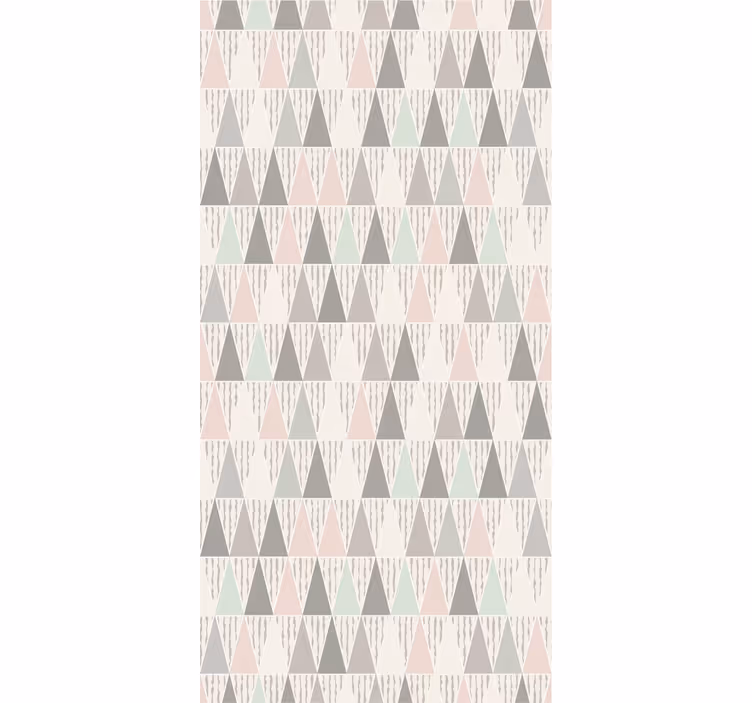 Tapete geometrisch in dreieckigem design - TenStickers