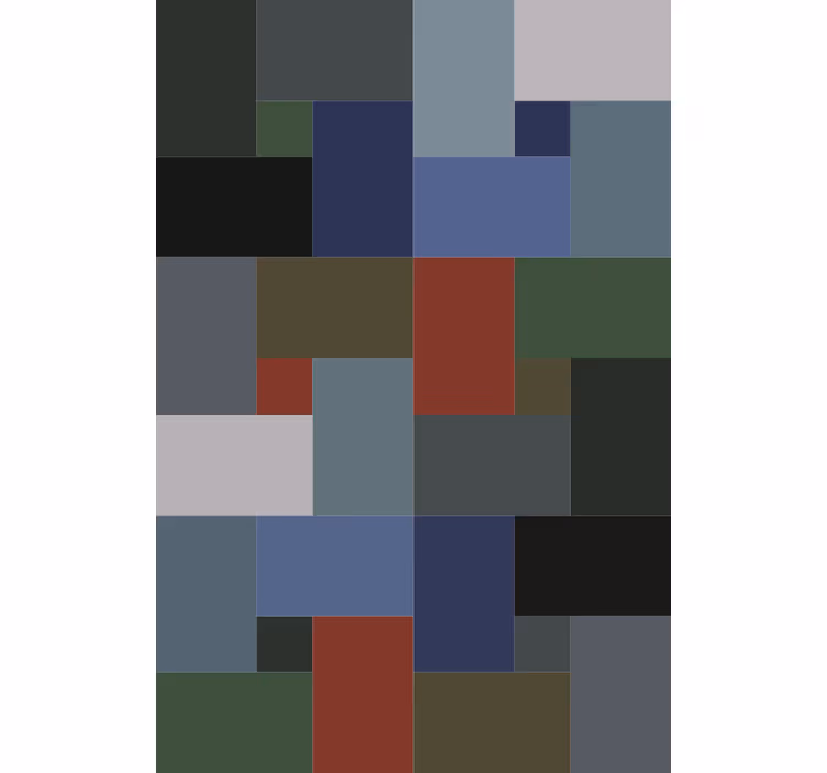 Tapete geometrisch in blockform - TenStickers
