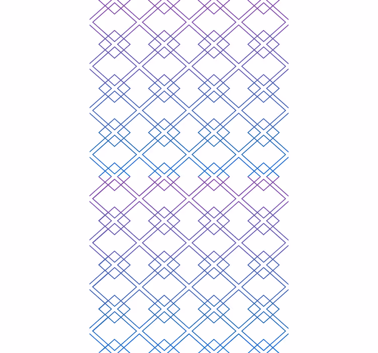 Geometrische tapete mit diamanten und linien - TenStickers
