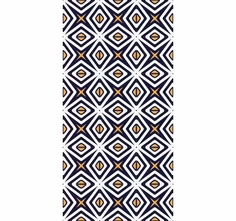 Tapete geometrisch mit diamantmuster - TenStickers