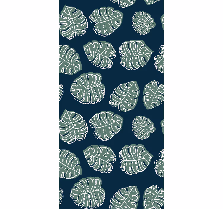 Fototapete wald grüne und blaue monstera deliciosa - TenStickers