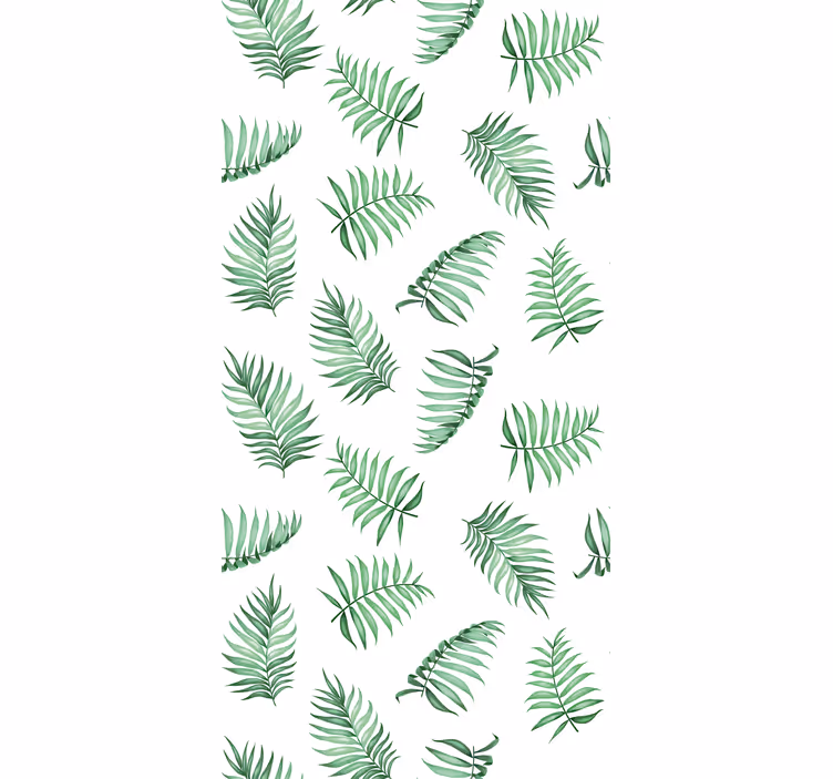 Fototapete wald mit grünen palmenblättern - TenStickers