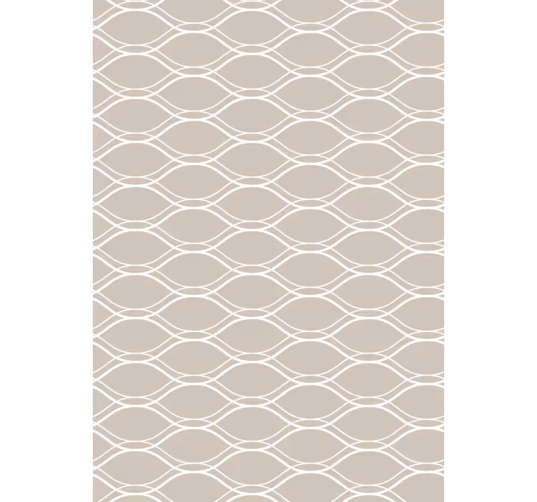 Tapete textur beige mit weißen linienmuster - TenStickers