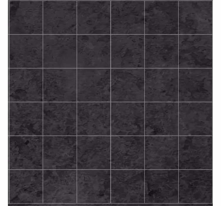 Steintapete in eleganten schwarzen quadraten - TenStickers