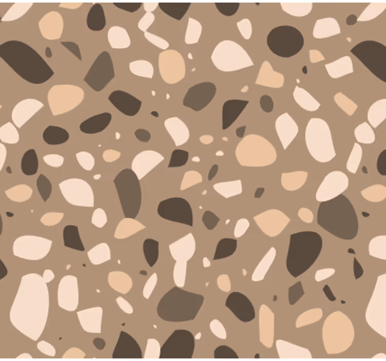 Steintapete in abstraktem kiesdesign - TenStickers