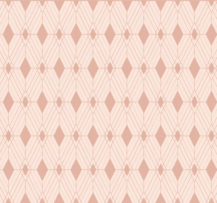 Fliesen tapete art deco pastell diamanten - TenStickers