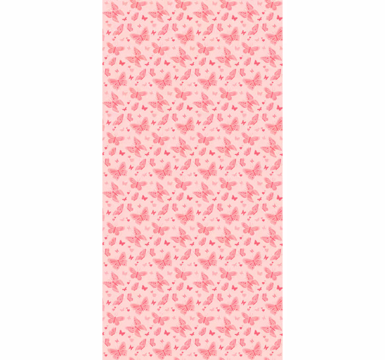 Tapete schmetterling in pink - TenStickers