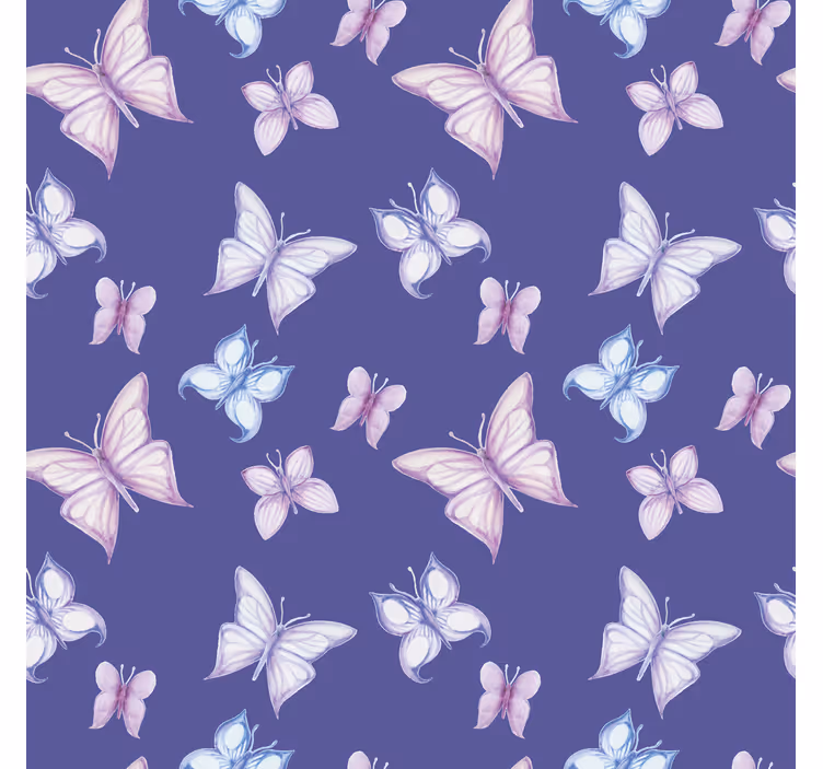 Tapete schmetterling lila hintergrund - TenStickers